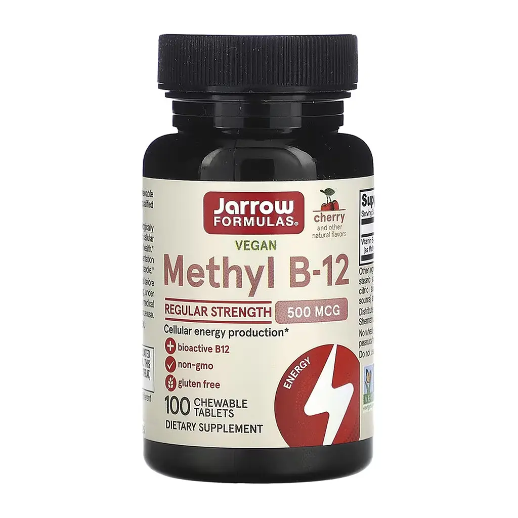 Вітамін B12 500 мкг Jarrow Formulas (Methyl B-12 Methylcobalamin) - 100 таблеток