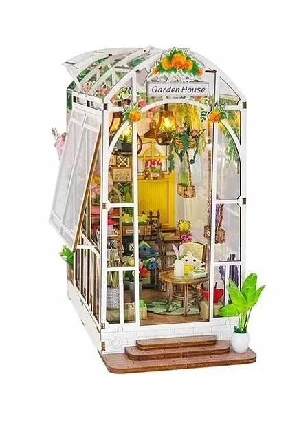 Садовий будиночок Book Nook Garden House DIY Інтер'єрний конструктор M02313 - фото 3