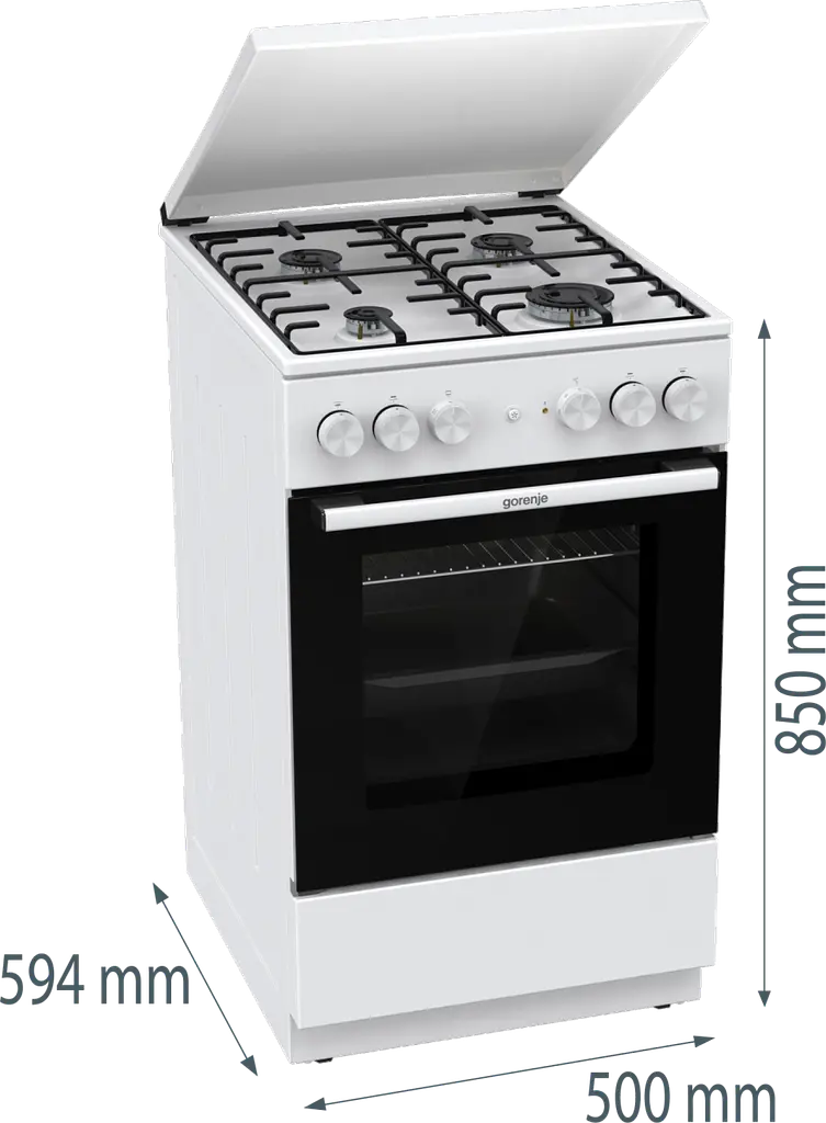 Комбінована плита Gorenje GK5A22WH (7076252) - фото 8