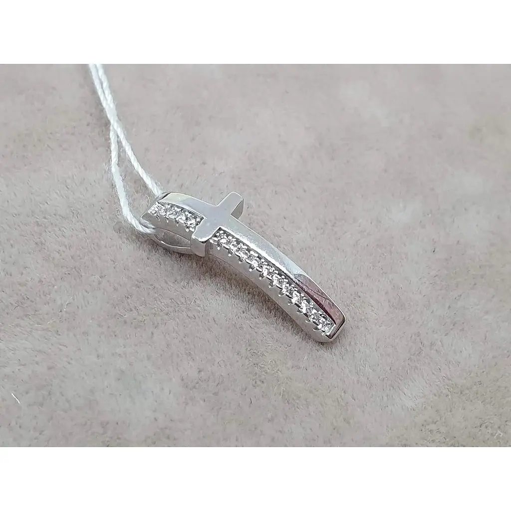 Серебряная подвеска Серебряный рай с фианитами. 1112 088467 - фото 2