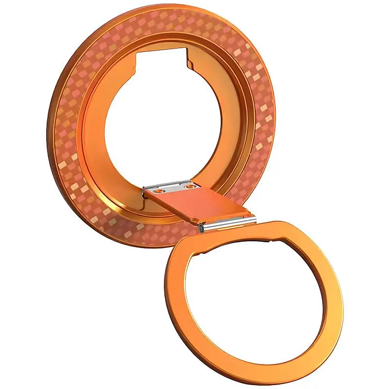 Магнитное кольцо-держатель Epik MagSafe Multi-Stand Orange - фото 3