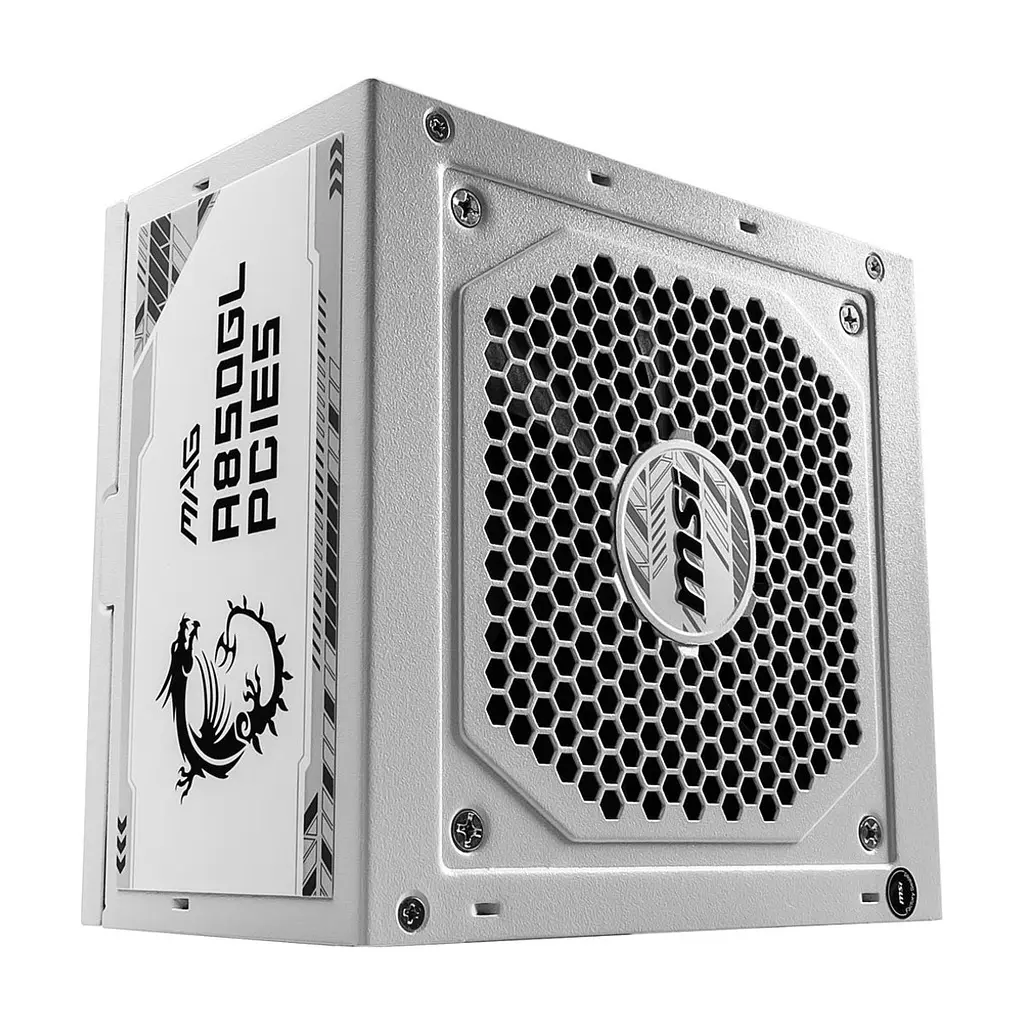 Блок живлення MSI 850W (MAG A850GL PCIE5 WHITE) - фото 8