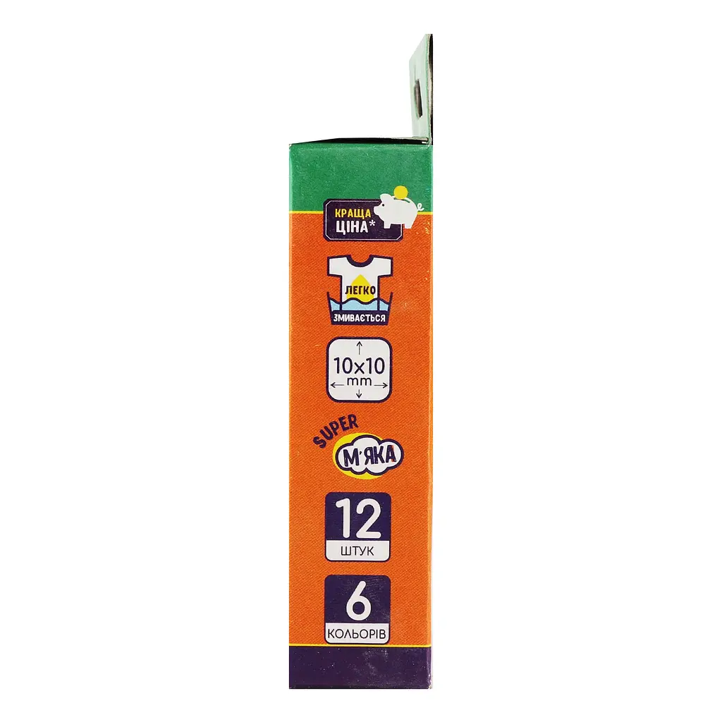 Крейда кольорова ZiBi Smart Line 12 шт. (ZB.6705-99) - фото 3