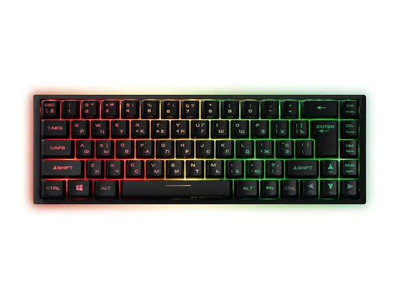 Клавіатура 2E Gaming KG350 RGB Black (-KG350UBK)