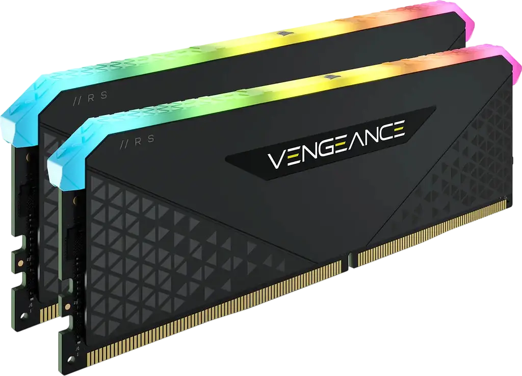 Оперативна пам'ять Corsair 32GB (2x16GB) DDR4 3200MHz Vengeance RGB RS Black (CMG32GX4M2E3200C16) Б/В - фото 2