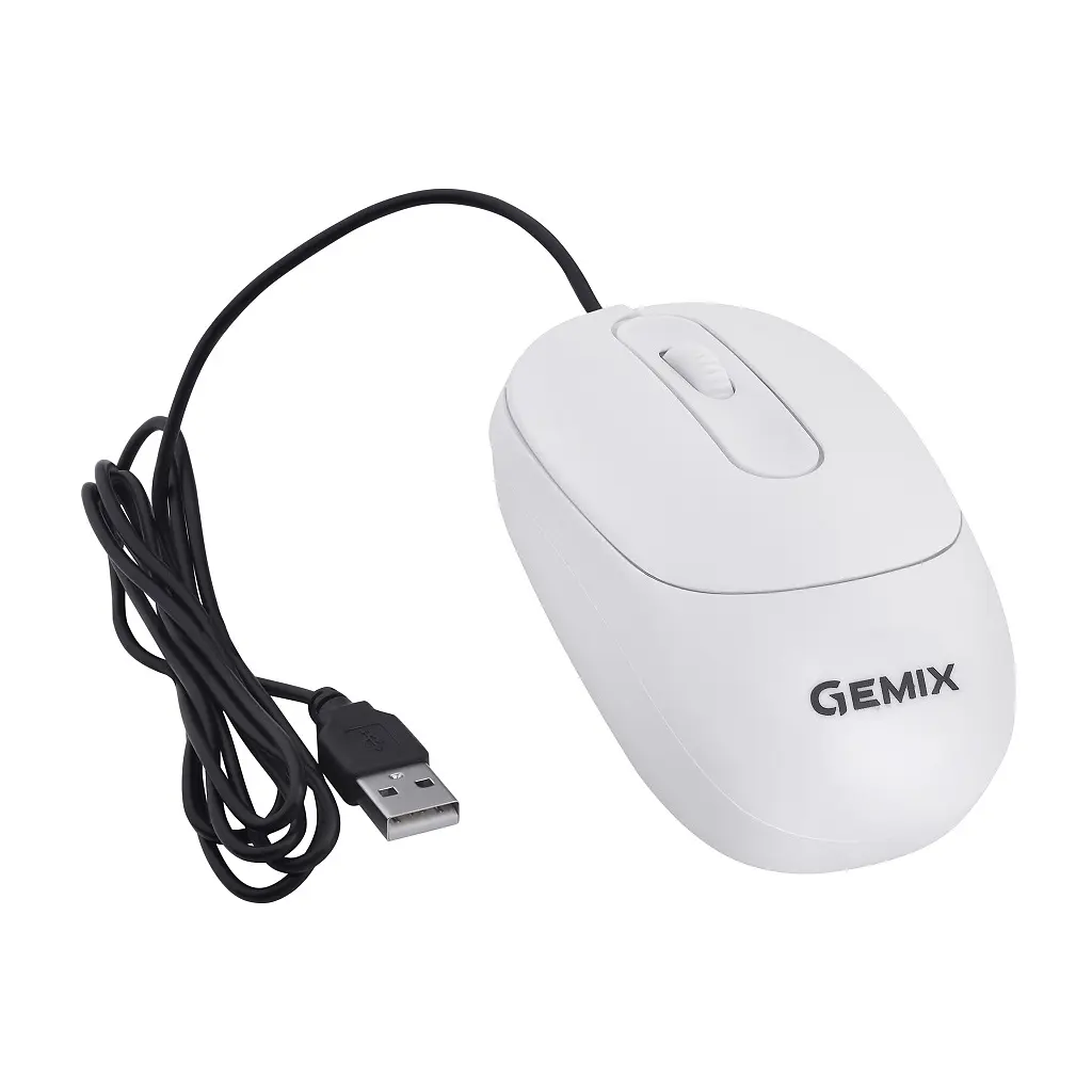 Мишка Gemix GM145 USB White (GM145Wh) - фото 4