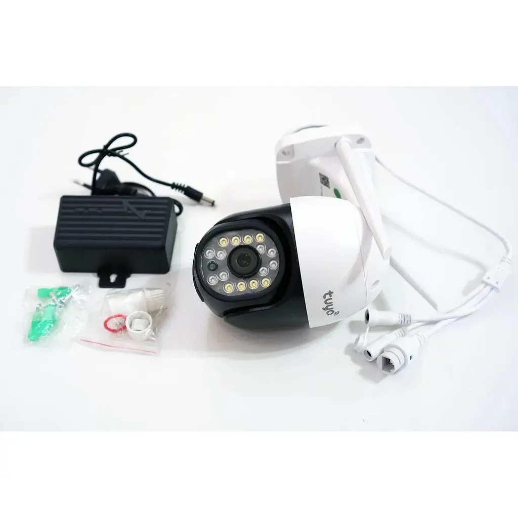 IP камера відеоспостереження Tuya C18 Wi-Fi 3MP вулична з віддаленим доступом White (3_00465) - фото 3