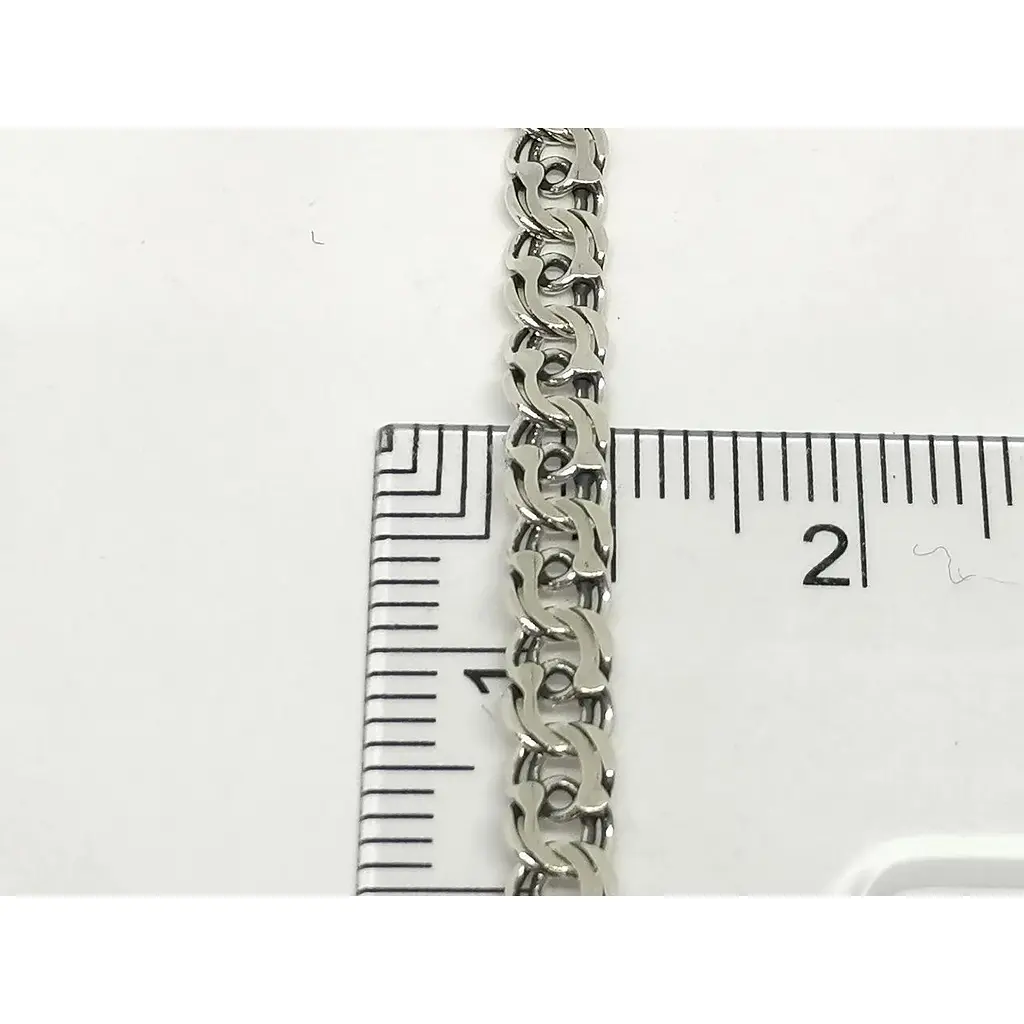 Срібний ланцюжок Харків Ланцюг (Бісмарк). 1057/1-Ч 55 70 - фото 3
