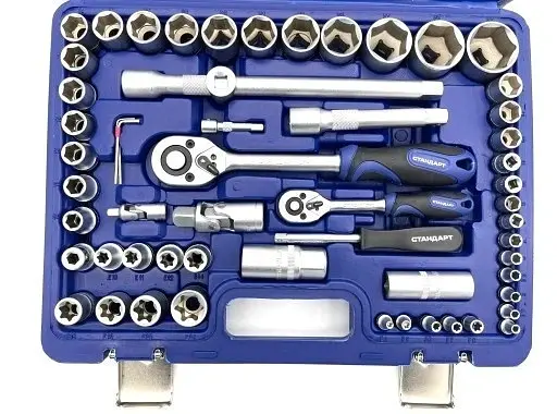 Автомобільний набір інструментів 1/4", 1/2" 108 од. (6-гр.) СТАНДАРТ STM-0108-6 - фото 2