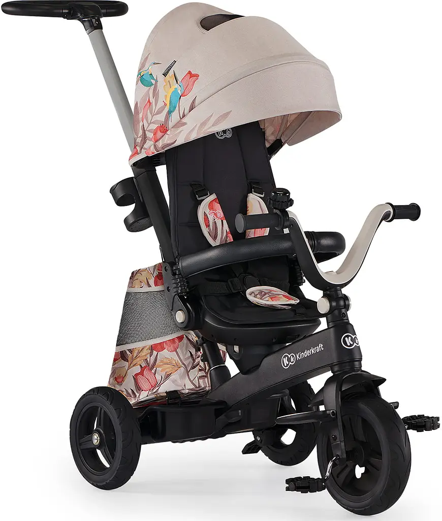 Дитячий триколісний велосипед Kinderkraft EasyTwist 5 в 1 mauvelous pink (5902533914494) - фото 5