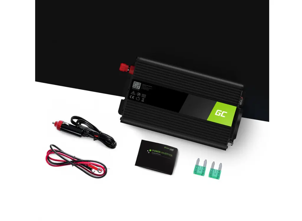 Перетворювач напруги інвертор Green Cell 12V на 230V 1000W/2000W чиста синусоїда - фото 2