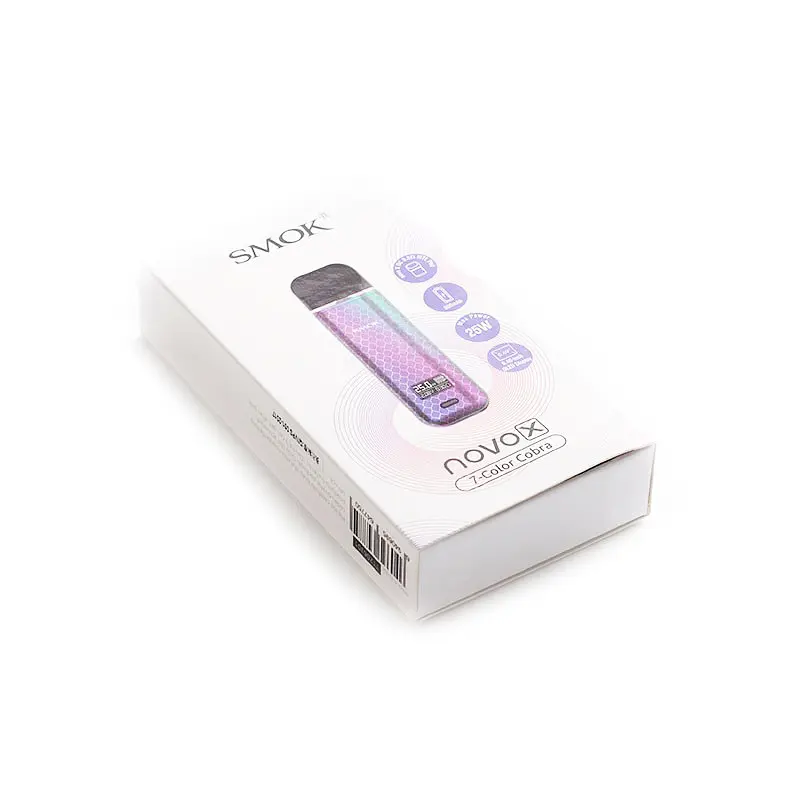 Под-система электронная сигарета Smok Novo X 25 W Pod Kit 800 mAh 2 ml 7 Color Cobra бирюзово-розовая (11073) - фото 7