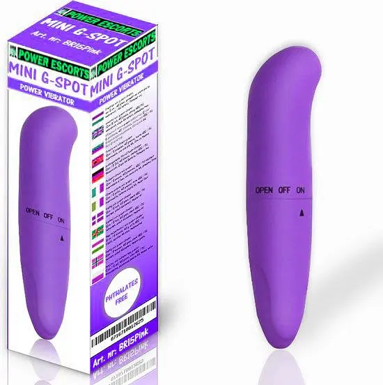Вібратор для клітора Power Escorts Mini G Spot 12 см фіолетовий - фото 2