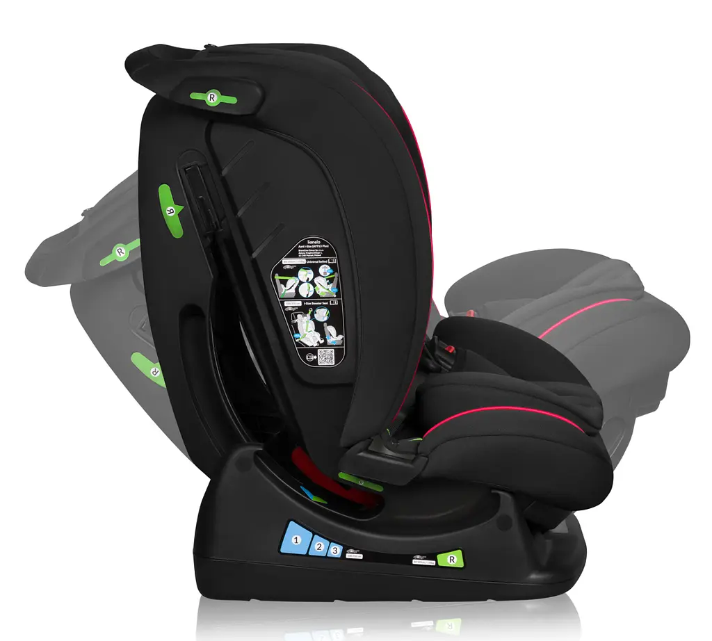 Автокрісло Lionelo Aart I-Size Black Carbon Red (LO-AART I-SIZE BLACK CARBON RED) - фото 9