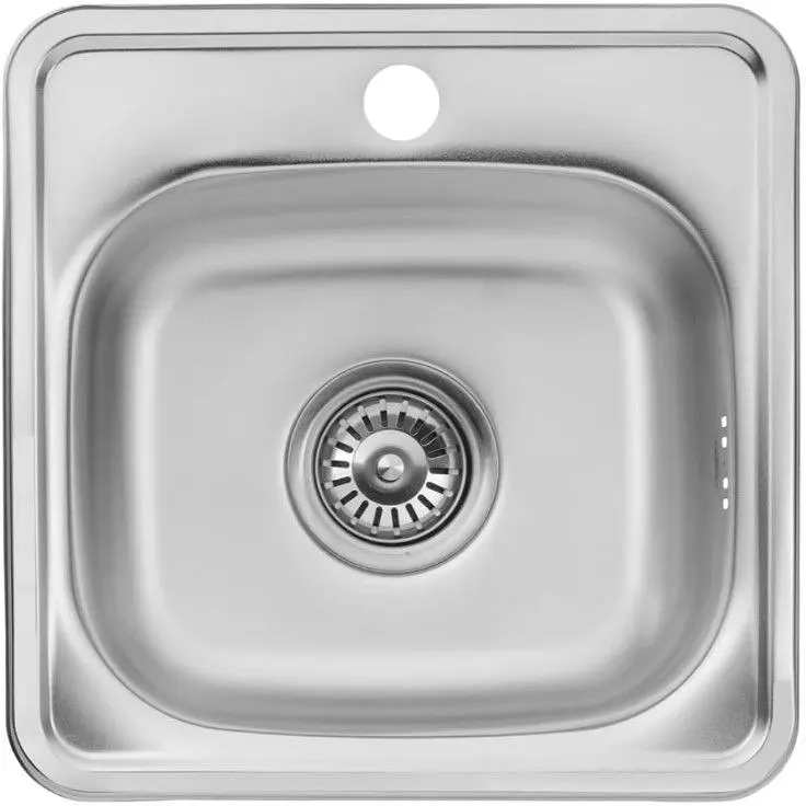 Кухонна мийка Kroner KRP Satin - 3838 (0,6 мм) (CV022756) - фото 1
