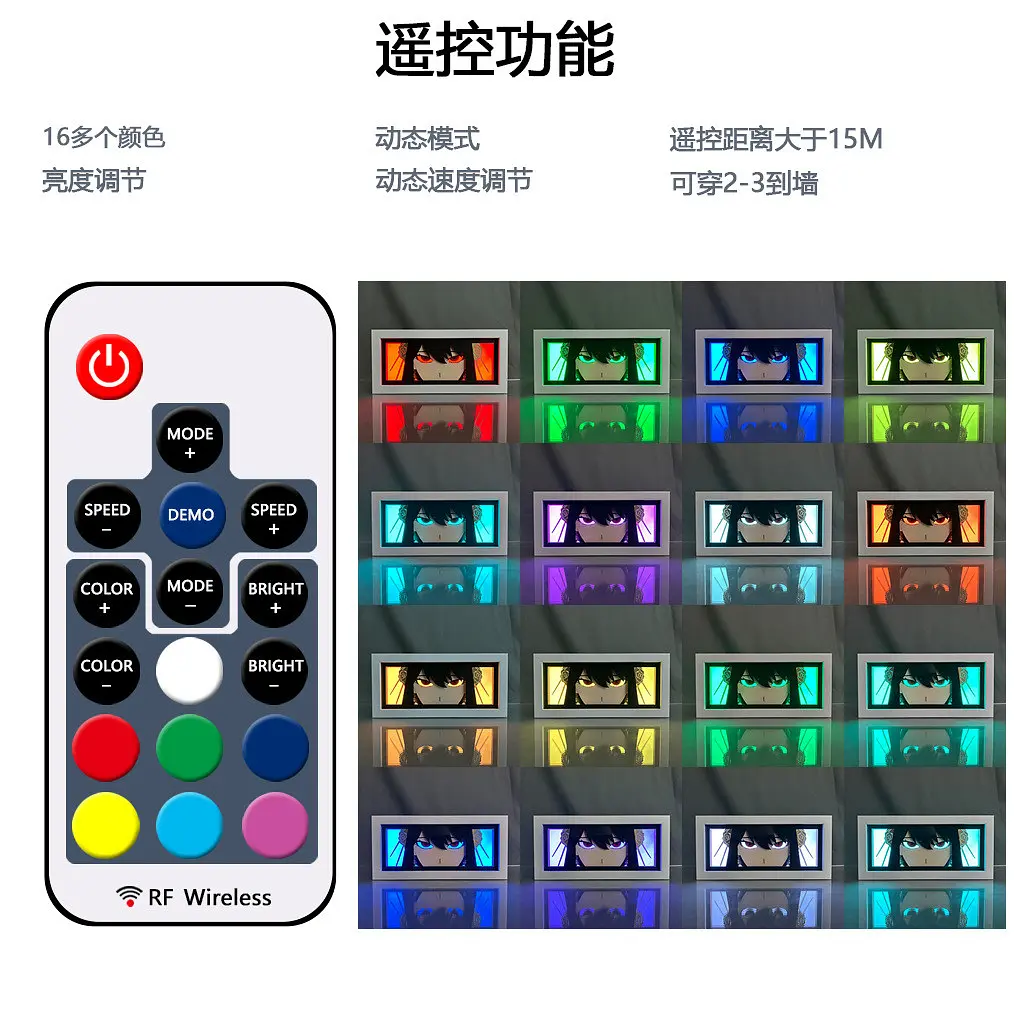 Світильник нічник 3D Зоряне дитя Хошино Ай Oshi no Ko Hoshino Ai 20 см NL3D OK HA - фото 3