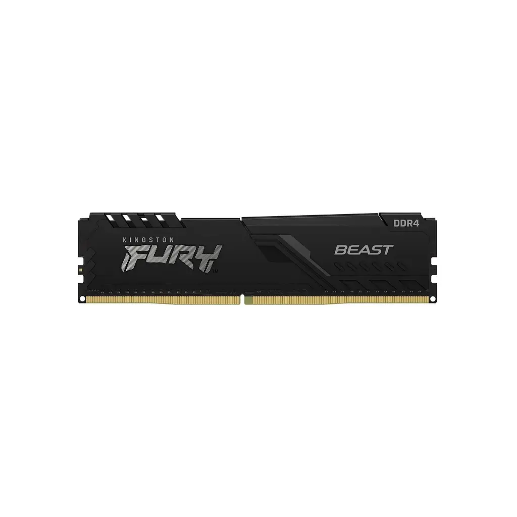 Модуль пам'яті для комп'ютера DDR4 16GB (2x8GB) 3200 MHz Black Kingston Fury (ex.HyperX) (KF432C16BBK2/16WP) - фото 2