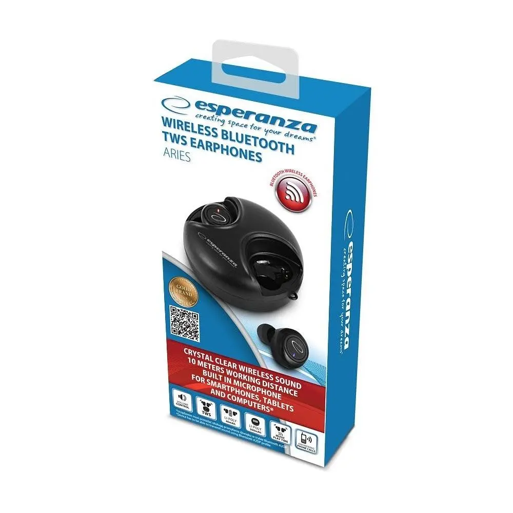 Навушники Esperanza TWS Earphones Aries EH228K (EH228K) - фото 2