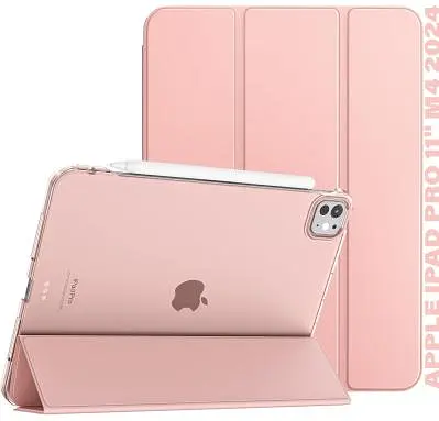 Чохол до планшета BeCover Tri Fold Hard Apple iPad Pro 11" M4 2024 Pink (711728)