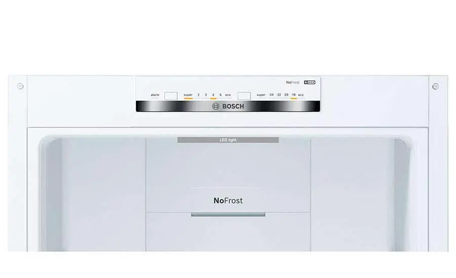 Холодильник Bosch KGN39UW316 203х66х60см 2 двері холодильне відділення 279 л морозильне відділення 87 л A++ NF Інв Білий (KGN39UW316) - фото 4