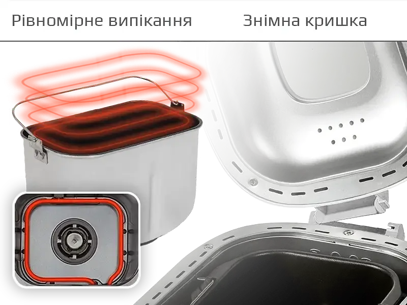 Хлібопічка Liberton LBM-8212 - фото 3