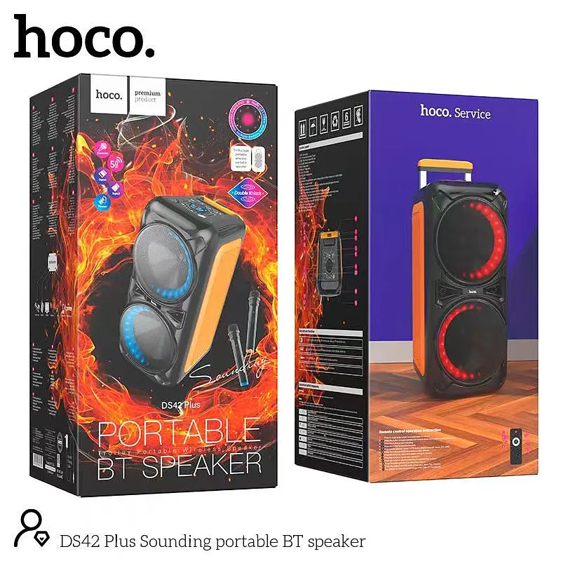 Портативная акустика Hoco DS42 PLUS Sounding BT speaker беспроводная - фото 5