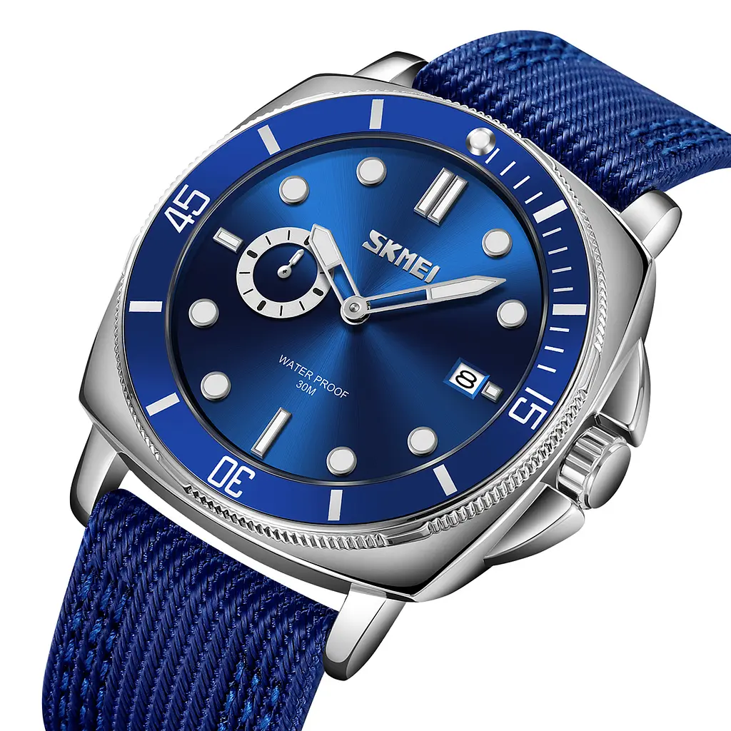 Чоловічий наручний годинник 9328BU Blue Skmei acs0030906 - фото 2