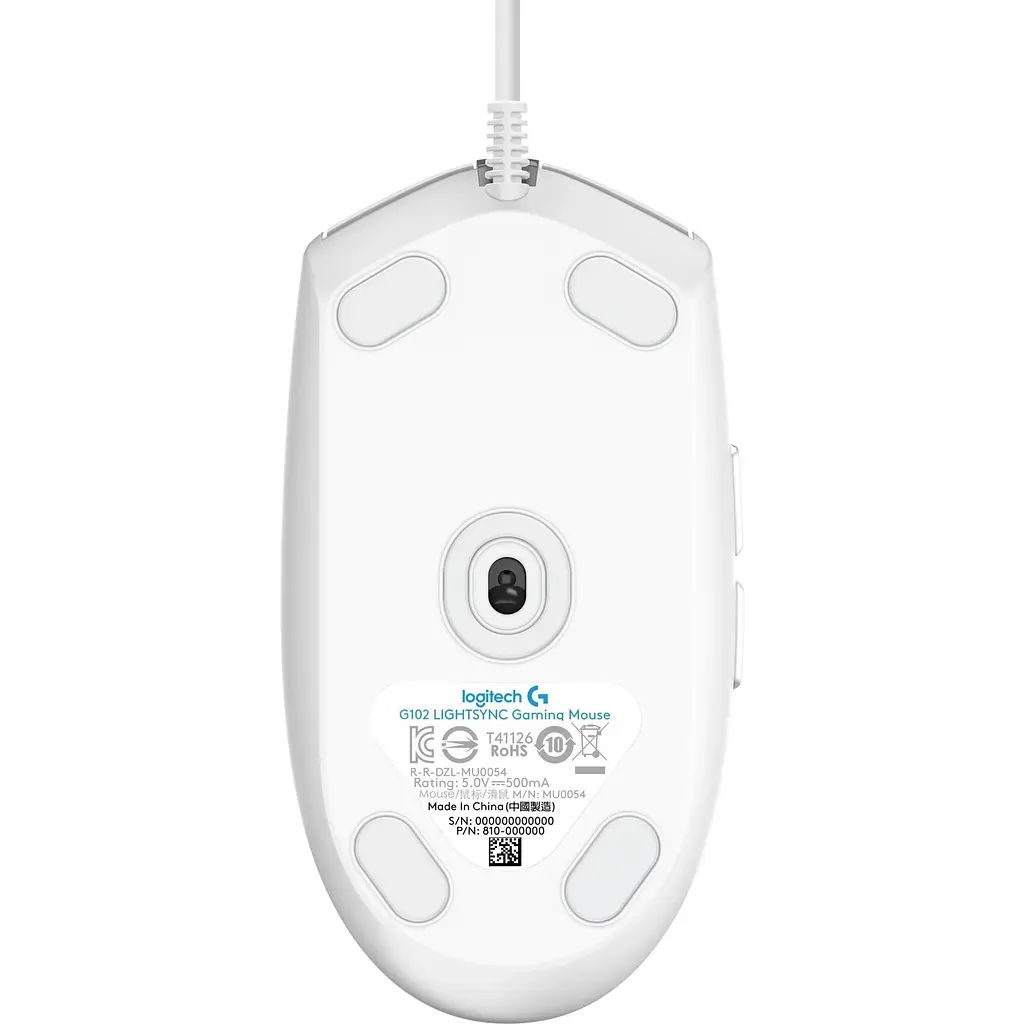 Миша Logitech G102 Lightsync White (910-005824) [68723] - фото 5