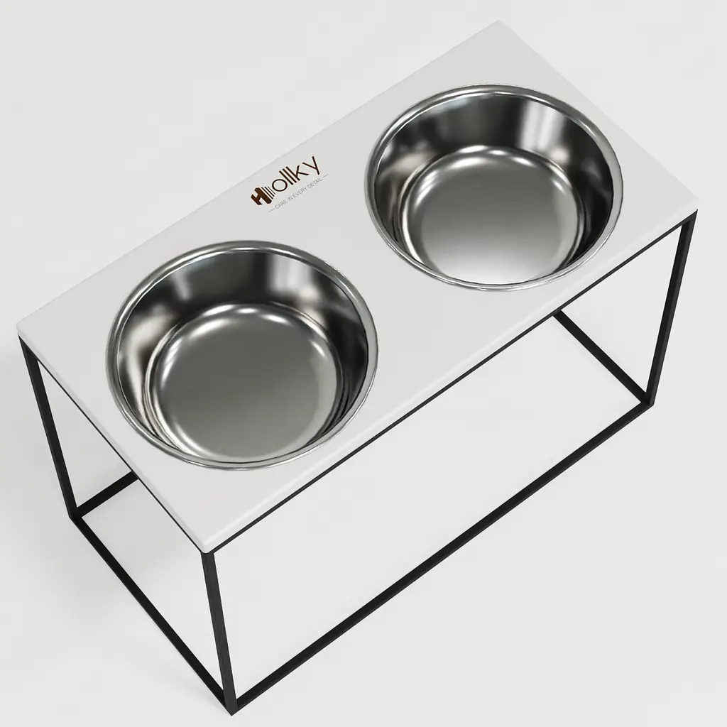 Hollky Base XXL40 — миски на підставці для дуже великих собак (2 × 2,8 л) - фото 7