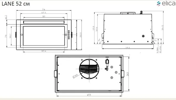 Витяжка Elica ENTER WH/A/52 - фото 12