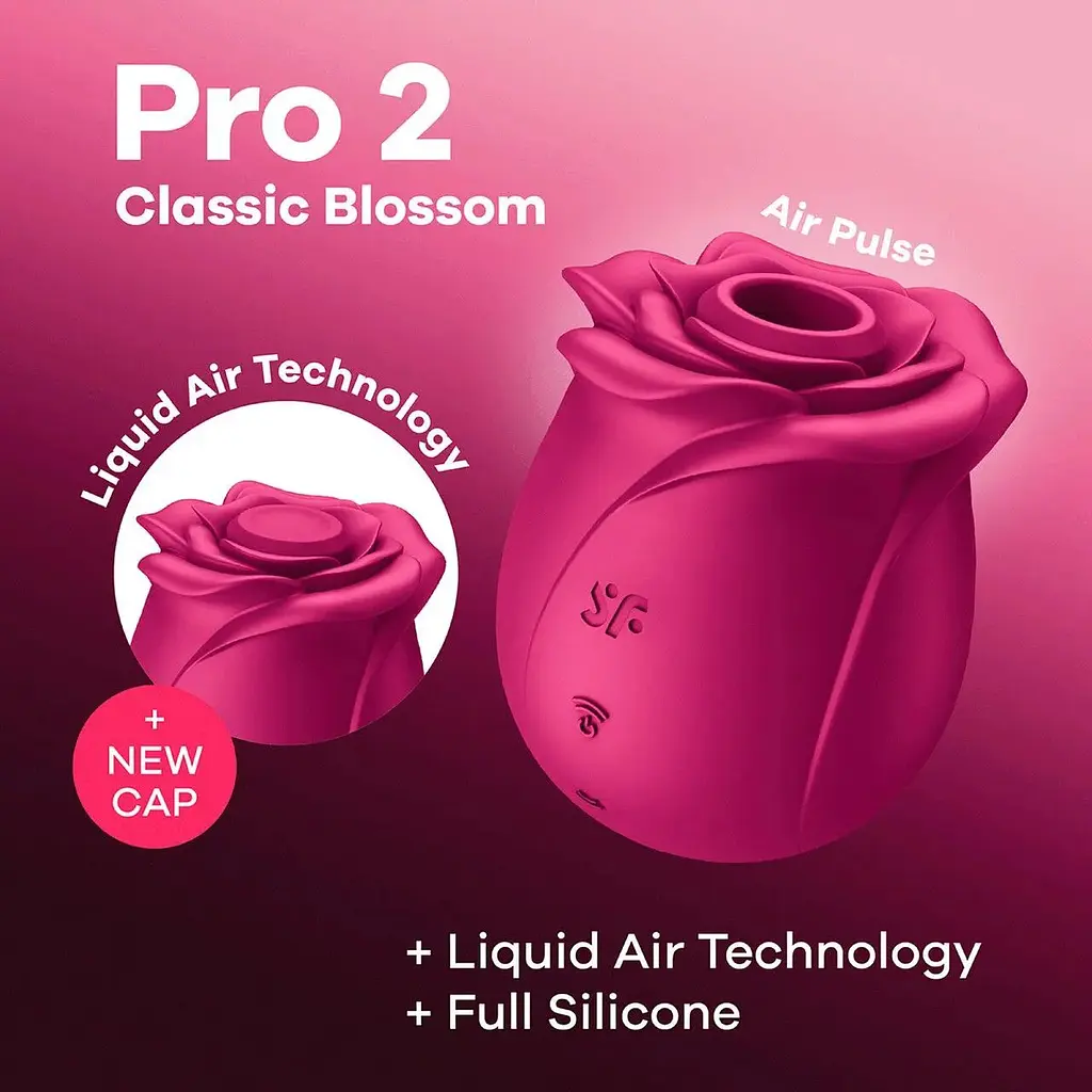 Вакуумний кліторальний стимулятор Satisfyer Pro 2 Classic Blossom - фото 6