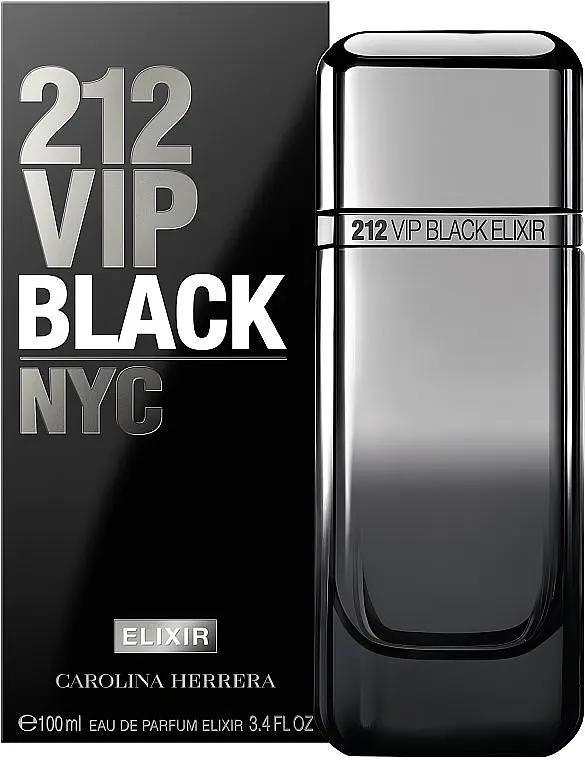 Оригінал Carolina Herrera 212 VIP Black Elixir 100 мл Парфумована вода - фото 2
