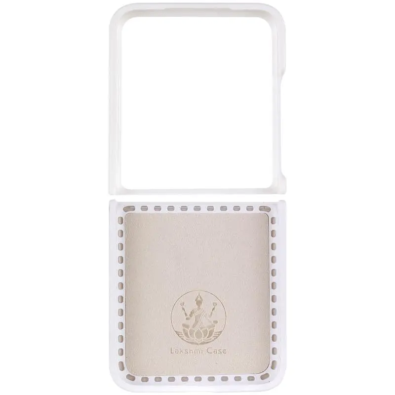 Чехол Foldables Silicone Cover Lakshmi (AAA) для Motorola Razr 50 Ultra Белый / White - фото 3