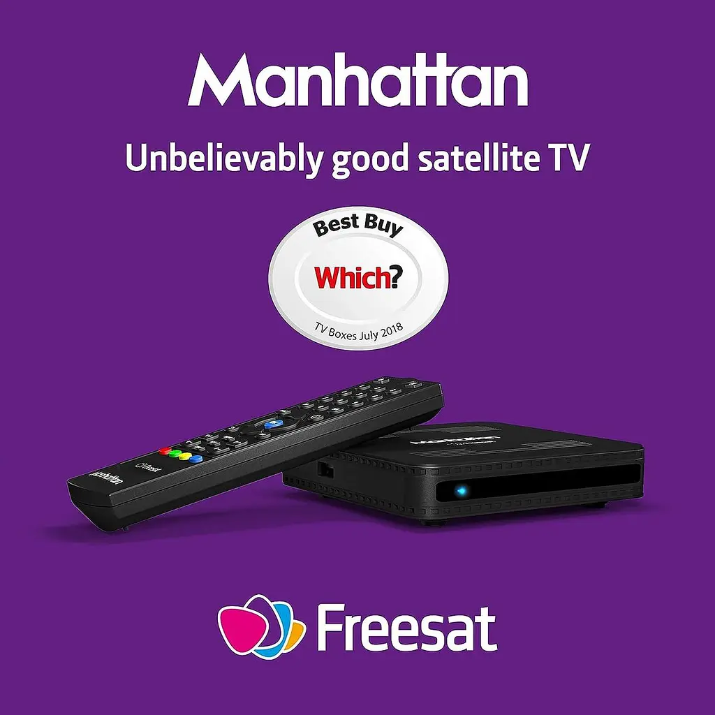 Телевизор приставка Manhattan SX Freesat HD Box, черный Б/у - фото 5