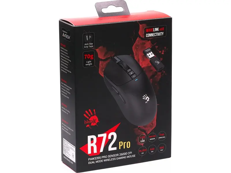Миша A4Tech Bloody R72 Pro Black - фото 10
