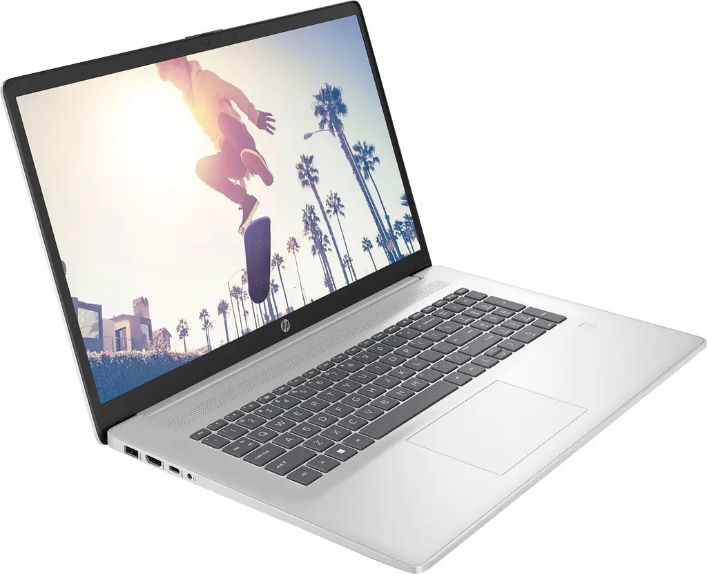 Ноутбук HP 17.3 17-cp2043ua FHD IPS/Ryzen 3 7320U/8GB/512SSD/UMA/W11/Silver (D06HFEA) - фото 3