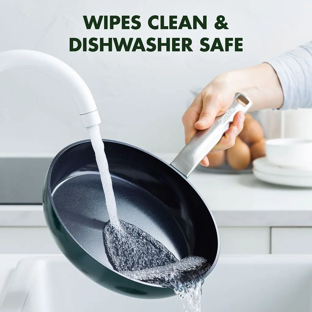 Сковорода GreenPan Evolution 24 см темно-зелена (CC006390-001) - фото 7