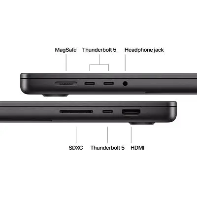 Ноутбук Apple MacBook Pro 16 A3429 M5 Max Space Black (MGED4UA/A) - фото 7