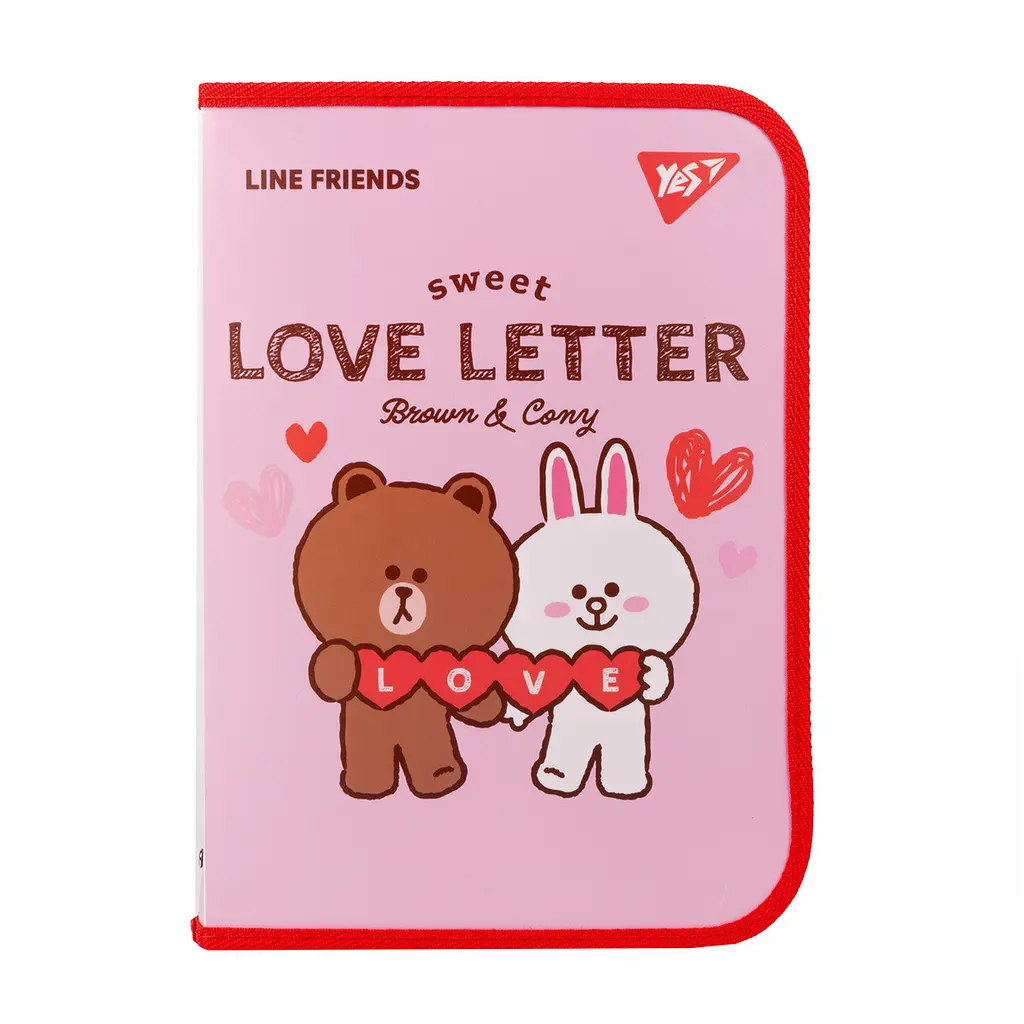 Папка факультативна YES Line Friends FC з внутр. кишенею 492108