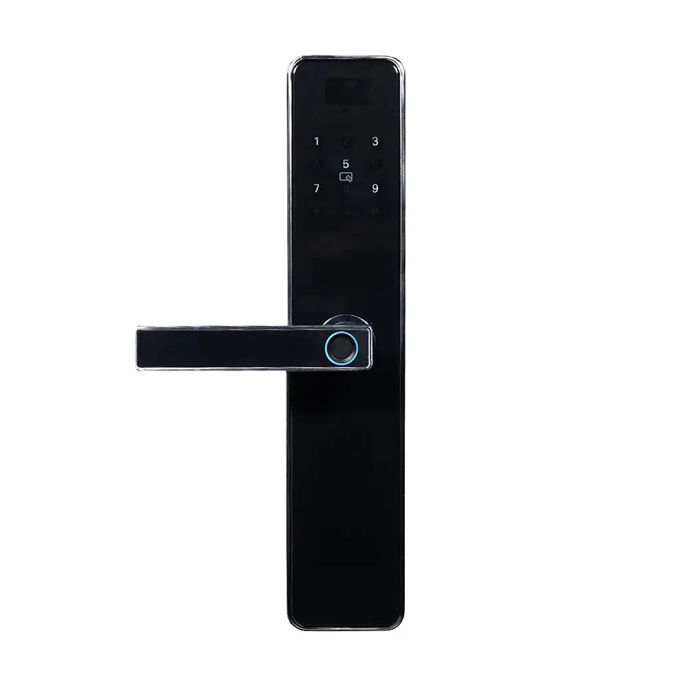 Замок біометричний автономний Trinix TRL-5403BTF Silver з Bluetooth, зчитувачем відбитків пальців і карт Mifare (65-00073) - фото 7