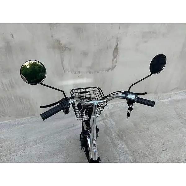 Электровелосипед Minako U18" 600W 48V 18Ah + грузовой усиленный багажник серый - фото 5