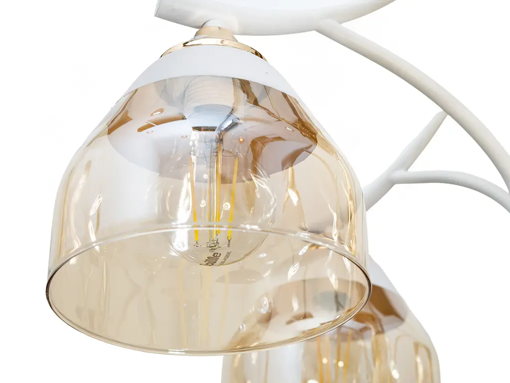 Люстра Brille LK-731S/5 E27 WH+FG - фото 3