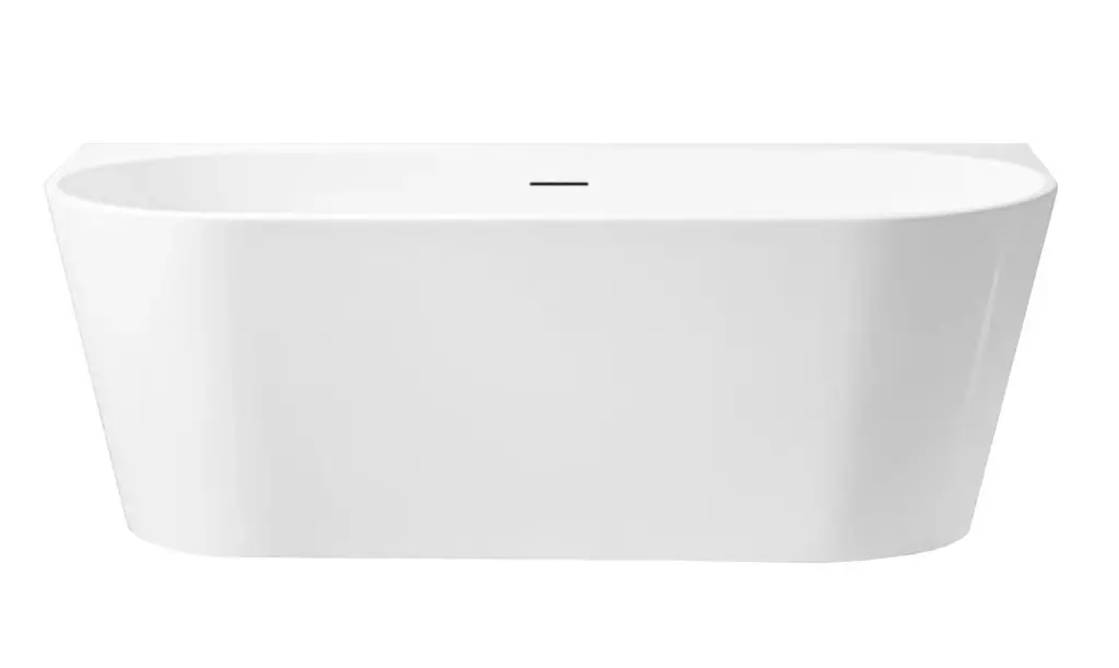 Ванна акрилова пристінна Rea Capri 170x75 white REA-W9801, Білий - фото 2