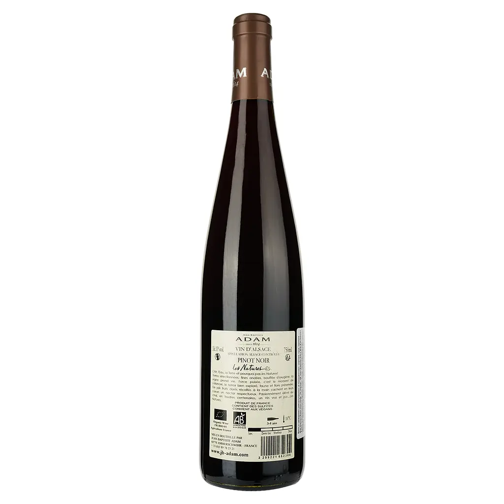 Вино Jean-Baptiste Adam Pinot Noir Les Natures червоне сухе 0.75 л - фото 2