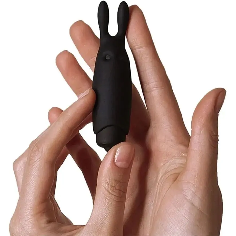 Віброкуля Adrien Lastic Pocket Vibe Rabbit Black - фото 4