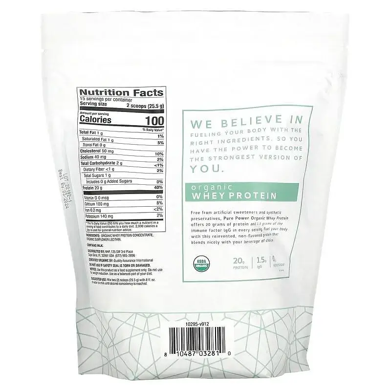 Сироватковий протеїн Dr. Mercola Whey Protein оригінальний 382.5 г - фото 2