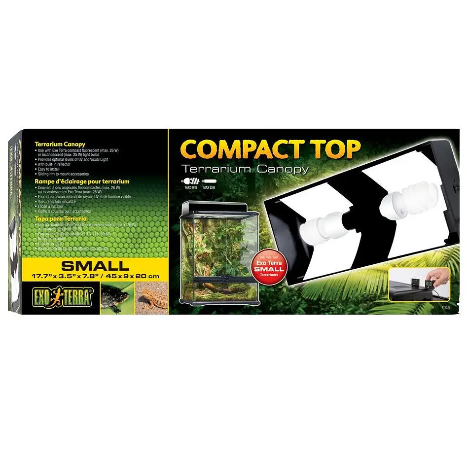 Светильник Exo Terra Compact Top для террариума, E27, 45х9х20 см - фото 2