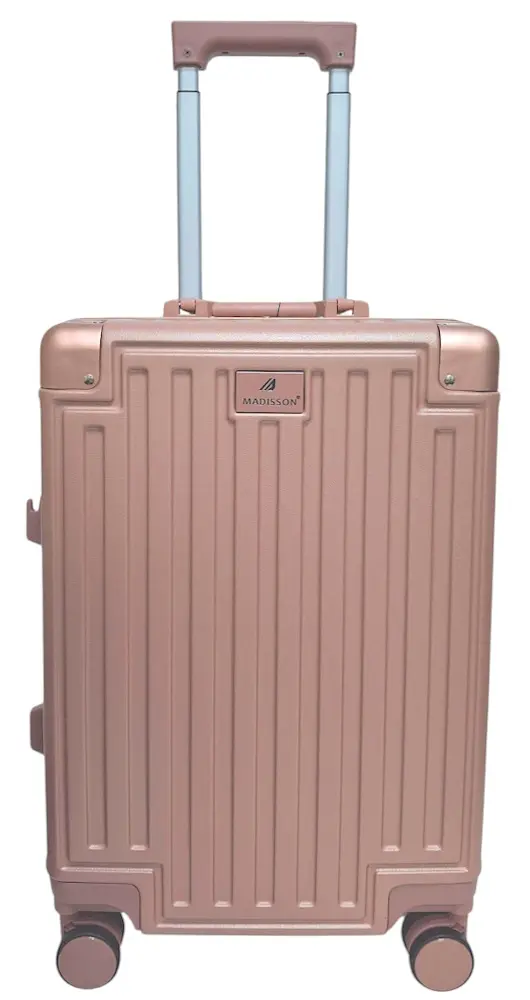 Валіза маленька для ручної поклажі S Madisson Snowball 66503 S 53x37x22 см 100% полікарбонат Рожеве золото - фото 8