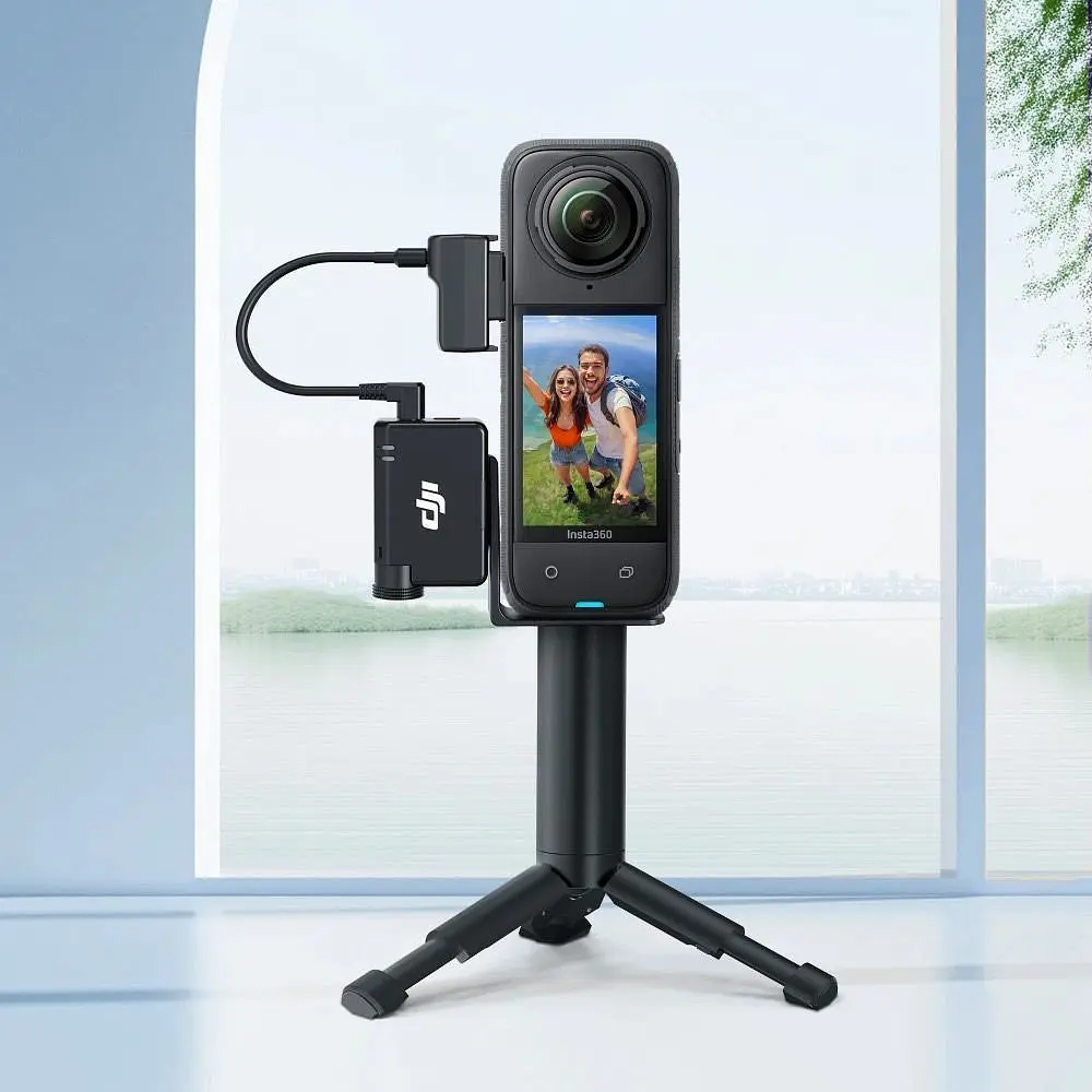 Кріплення Cynova C-X4-CS03 для приймача DJI Mic Mini на екшн-камери Insta360 X4/X3/X2 [142732] - фото 2