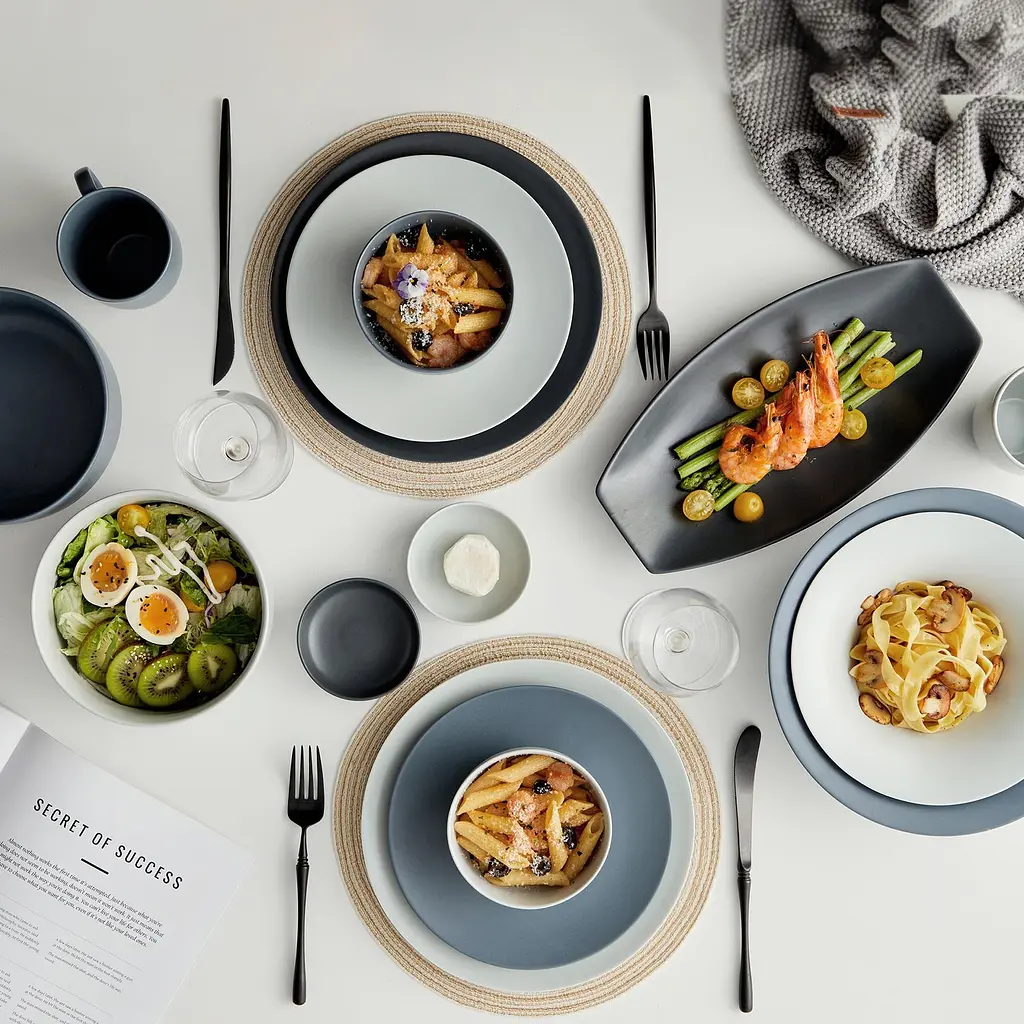 Тарелка обеденная Krauff Hattu Black 25.5 см (24-320-049) - фото 4